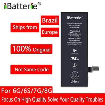 10pcs/veliko iBatterie Litijeva Baterija Za Apple iPhone 6S 6 7 X SE Xr Xs Max 6Plus 7Plus Zamenjava Bateria Za iPhone 6S iPhone7