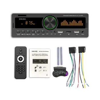 1Din V-Dash avtoradio Avto Stereo MP3 Predvajalnik, Bluetooth, FM AM Avto Radio Audio Glasba MP3 Predvajalnik 12V USB/SD/AUX-in