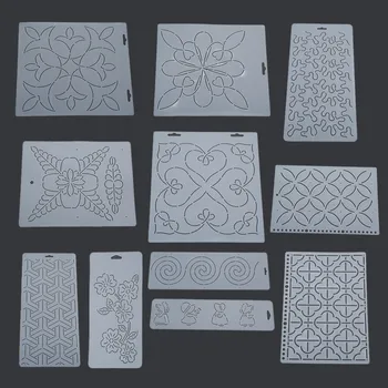 1Pc Plastičnih Quilting Matrica Predlogo Odeja Pregledno Orodje Za Vezenje Mozaik Slikarstvo Šivanje DIY Ročno Obrti, Orodja