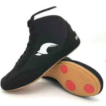 2020 Debelo Odraslih moških, žensk boks čevlji podplat iz Gume dihanje Rokoborba čevlji rokoborba kostum, čevlje za rokoborbo