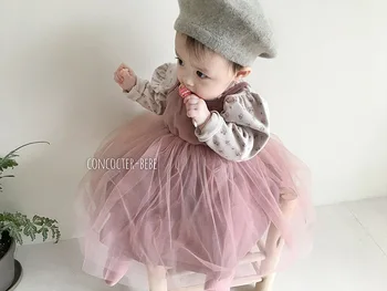 2020 Nov Baby Dekle Oblačila, Ki Bombaž Otroška Romper Sladko Princesa Obleko Rojstni Dekleta Tutu Obleko Obleko