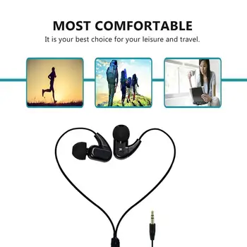 2020 Visoke Kakovosti Univerzalnih V Uho Žične Slušalke Težka Bas Zvok Predvajalnik Glasbe, 3.5 mm Jack za Slušalke za Pametni telefon, MP3 Predvajalnik
