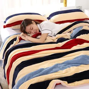2020 zimske posteljnine stanja Novo zgostitev Flanela Runo posteljno perilo Žamet sandred postelja kritje za otroke / odrasle