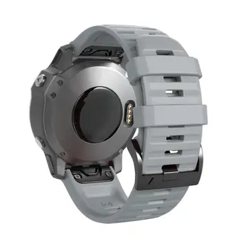 26 22 mm Watchband Za Garmin Fenix 6 6X Pro 5 5X Plus 3HR Silikonski Trak Fenix6 Fenix5 Watch Hitro Sprostitev Easyfit Pašček za Zapestje