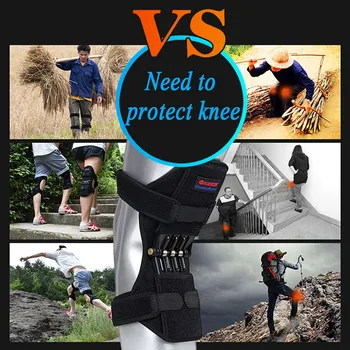 2pcs Kolena Booster Skupno Podporo na Artritis Kneepad za Športno Plezanje Ortopedskih Kolena Naramnicami Čepenje Pogačica Zaščitnik Powerleg