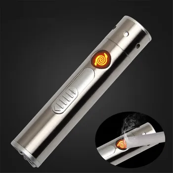 3 v 1, USB Polnilne Keychain glede Mini Prostem Kampiranje Svetilko z vtičnico za Vžigalnik Rdeče Laserske Pero Svetilka