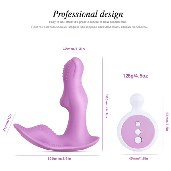 3 vrste Nosljivi Metulj, Dildo, Vibrator Sex Igrače za Ženske Masturbator Klitoris Stimulator Brezžični Daljinski Vibracijske Hlačke