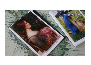 30 Kos/Set William Waterhouse Oljna slika, Dopisnica INS Slog Voščilnice DIY List Dekoracijo darilno Kartico