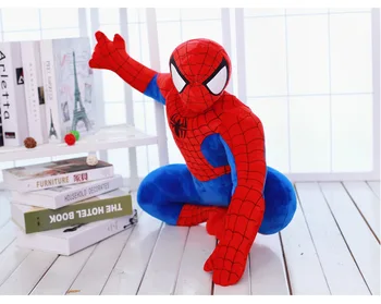 40-50 cm New Avengers Spiderman Plišastih Igrač Visoke Kakovosti Pajek Človek Lutka Plišaste Igrače Otroci Brinquedo Darilo