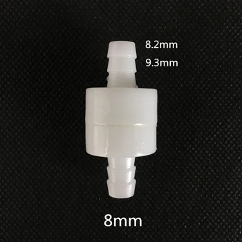 50Pcs 4 mm/6 mm/8 mm/10 mm/12 mm Plastično Brez Vrnitve Ventili, kontrolni Ventili Uporabite Za Plin/Voda/Olje Z Tlaka