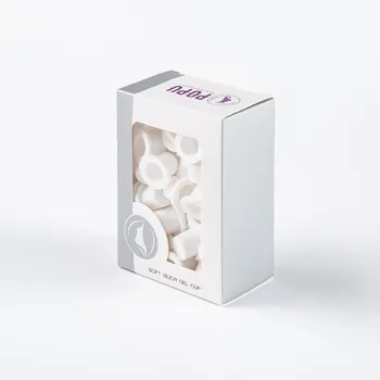60 kos/ Škatla za Enkratno uporabo, 12 mm Tatoo Črnilo Skodelice za Permanentni Makeup & Tatoo White & Vijolična Barva