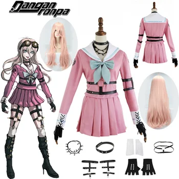 Anime Danganronpa V3: Ubijanje Harmonijo Iruma Miu Zajec Šoli Enotno Obleko za noč Čarovnic, Božič Cosplay Kostume obleko Kostume