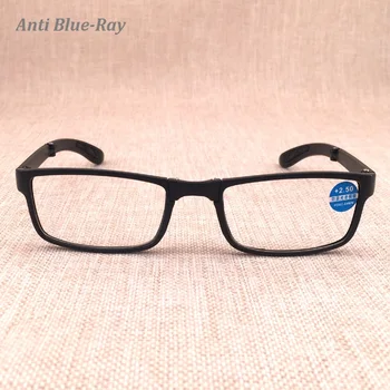 Anti blue ray Zložljiva Obravnavi Očala Moški Ženske Zložljive Očala Dioptrije Optični Računalnik Očala Letnik Očala Očala