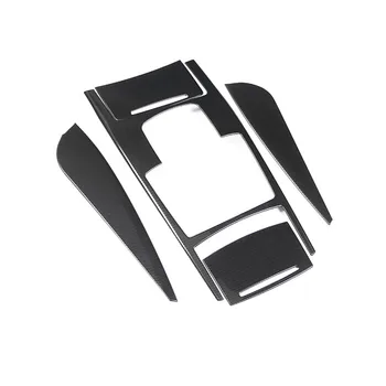 Avto Styling Prestavi Plošča Okrasni Pokrov Zraka Vtičnico Nalepke Trim Za Audi A6 C5 C6 Ogljikovih Vlaken, Iz Nerjavnega Jekla Ključavnična Luknja Decal