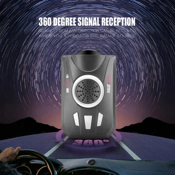 Avto Tok Hitrost Radar Detektor LCD-Zaslon Glasovno Opozorilo Anti-Policijski Avto Hitro Alarmni Sistem Radar Detektor