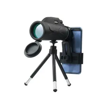 BAK4 80X100 Zoom HD Objektiv Prizmo Pohodništvo Oko Teleskop W/Telefon Clip&Stojalo