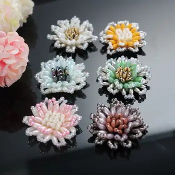 Barvita Vrhunsko 3D flower nail noge obliž boutifrock cvet oprema DIY modna oblačila dekoracijo obliži aplicirano tide