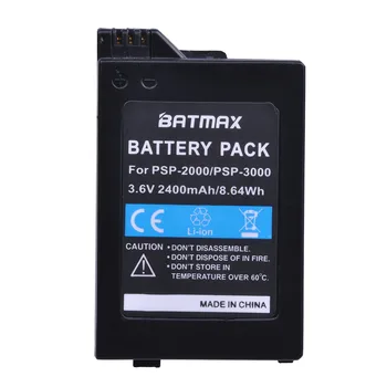 Batmax 4Pc Nadomestna Baterija za Sony PSP2000 PSP3000 PSP 2000 3000 Gamepad za PlayStation Portable Krmilnik
