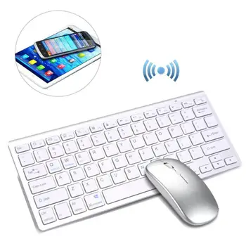 Bluetooth Tipkovnico, Miško, Kombinirani Z Večpredstavnostna Funkcijo Brezžične Povezave Za Android/Windows Tabličnega RAČUNALNIKA, Računalniške Tipkovnice