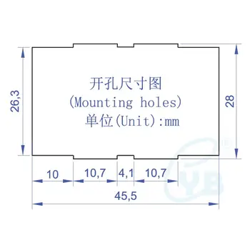 Brezplačna Dostava 10pcs DC Voltmeter Ampermeter DC 3.5-30V Amper Meter Volt Amp Plošči Merilnik DC 0-10A, Vgrajen v Vzporedni 0.28