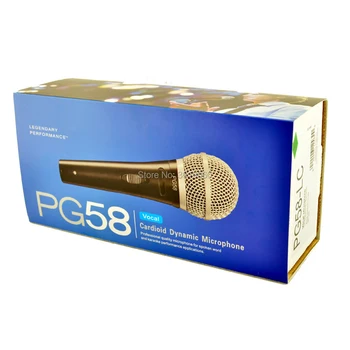 Brezplačna dostava , PG58 vokalno cardioid dinamični mikrofon , PG58 žično vokalni mikrofon