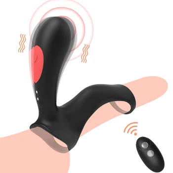 Brezžični Daljinski upravljalnik Vibrator Moški z vibriranjem Penis Prstan Klitoris G spot Stimulator Petelin Obroč Vibrator Spolnih Igrač za Moške, Ženske