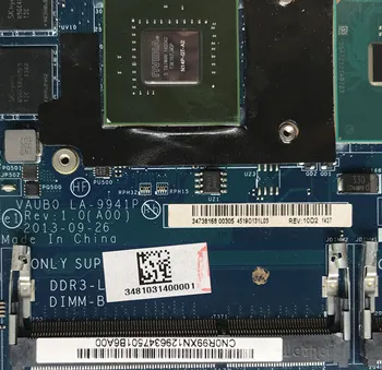 CN-0R99XN Za DELL XPS 9530 Prenosni računalnik z Matično ploščo 0R99XN R99XN Z SR1PZ I7-4712HQ GT750M 2GB LA-9941P DDR3L MB testirani