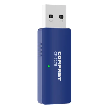 COMFAST USB WiFi Bluetooth 4.2 Adapter za Ključ 1300Mbps 2.4 G+5.8 G Antena, Dual Band Brezžični Zunanji Sprejemnik Omrežna Kartica