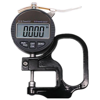Digitalni Merilnik Debeline Meter 0-12.7 mm 0.01 mm Prenosni LCD Elektronski Mikrometer Micron Tester S Merilni Instrument