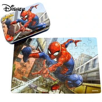 Disney 60 Kos Sestavljanke Spider-Man Železa Polje Lesene Puzzle Sestavljanke