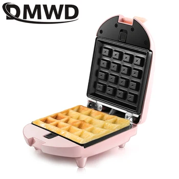 DMWD Mini Opekač za Sendviče, Električna Vaflji Železa Pralni Panini Peko Torte Peči Kruh Muffin Zajtrk opekač za kruh 3 Dodatni Ploščo EU