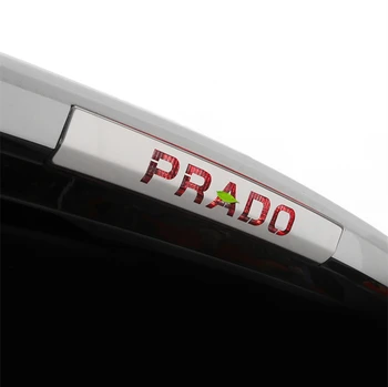 Dodatki Zunanjost Rep Zavorne Luči iz Nerjavečega Jekla Trim Nalepke 1pcs za Toyota Land Cruiser Prado 2700-2017