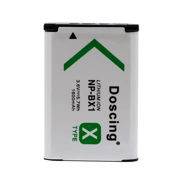 Doscing NP-BX1Replacement Baterija Za SONY DSC-RX100 RX1 HDR-AS15 AS10 HX300 WX300 NPBX1 NP BX1 BC-CSXB Baterijo Fotoaparata