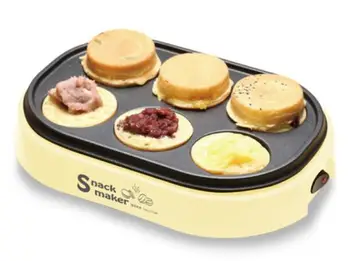 Električni jajca pečena hamburger pralni Rdeči fižol torto, pito Kavo, MINI zajtrk palačinka peko krep Pečeno Jajce ponvi