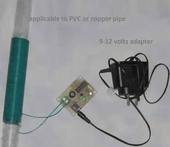 Elektronski Vode Descaler Decalcifier Balzam za DIY Sestavljeni Komplet za Bakrene PVC Cevi