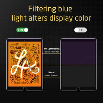 ESR Kaljeno Steklo za iPad Mini 5 /Mini 4 Zaščitnik Zaslon Anti Blue-ray Stekla Film z Brezplačno Aplikator za iPad mini 5 2019