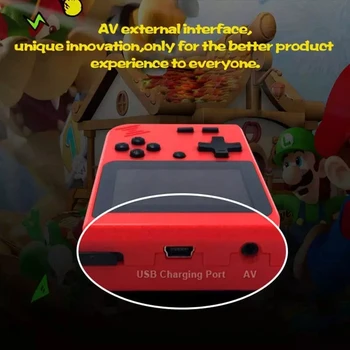 Gameboy 400 V 1 Retro Video Igra Konzola Ročni Igra Prenosnih Pocket Igre Konzole Mini Ročni Igralec za Otroke Darilo