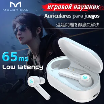 Gaming Slušalke Bluetooth Brezžične Slušalke 6D Prostorski Zvok, Stereo Bluetooth Slušalke Mikrofon Slušalke Igralec LED Luči