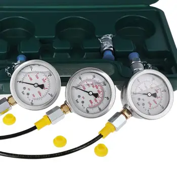 Hidravlični tlak, merilnik Bagri, Hidravlični Tlak Testni Komplet z Testiranje Cev, Spirale in Orodja Merilnik