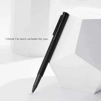 HongDian Black Rollerball Pero Lepo Drevo Gladko Teksturo 0,5 mm Točko Odlično Pisanje Darilo Pero za Podpis Poslovnih Urad