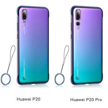 Huawei P20 Pro Primeru Brez Okvirjev Mat Prozoren Pokrov Za P 20 Primeru, Silikonski Zaščitni Odbijača Za Huawei P20 Lite Telefon Primerih