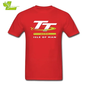 Isle Of Man TT T Shirt Človek Poletnih O Vratu Grafični Tees za Odrasle Nov Prihod Big Oblačila Oče Tee Shirt Isle Of Man TT