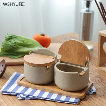 Japonski slog pokrovček keramike kozarec s pokrovom Kombinacija komplet kuhinja stvari sluzi posode s pokrovi