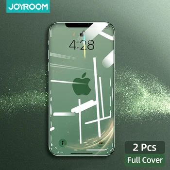 Joyroom 2PCS Zaščitnik Zaslon Kaljeno Steklo Za iPhone 12 Pro Max 12 Mini Polno Kritje Zaščitno Steklo Za iPhone Pro Max 12