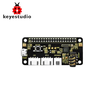 Keyestudio 5V ReSpeaker 2-Mic Pi KLOBUK V1.0 Širitev Odbor Za Raspberry Pi 4B/ Nič / Nič W/B+/3b+/3b
