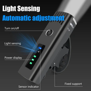 Kolo Svetilka Za Kolo Anti-glare Smart Kolo Svetlobe USB Polnilne MTB Spredaj Zadaj Lučka Kolesarjenje Smerniki Kolesarske Opreme