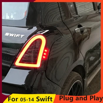 KOWELL Avto Styling za Suzuki Swift zadnje luči 2005-Swift Zadnje Luči DRL+Vključite Signal+Zavora+Povratne auto Dodatki
