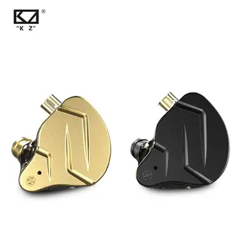 KZ ZSN Pro X V Uho Slušalke Hibridno Tehnologijo 1BA+1DD HIFI Bas Kovinskih Čepkov Šport šumov Slušalke Zaslon