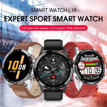 L16 Pametno Gledati Srčni Utrip Fitnes Tracker Ure Moški Ženske Krvni Tlak Monitor Nepremočljiva Šport Smartwatch Bluetooth 5.0