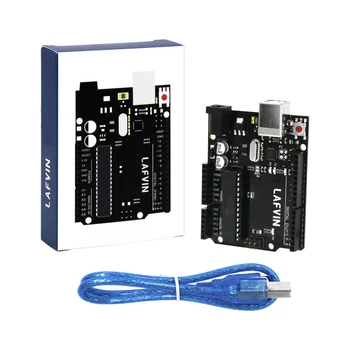 LAFVIN Za UNO R3 Odbor ATmega328P ATMEGA16U2 Razvoj Ploščo z USB Kabel za Arduino z Drobno Polje